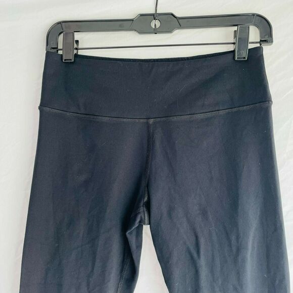 Glyder Leggings Cropped Cut Out Ninja Workout Black Gym Wear Size Small - Picture 4 of 9